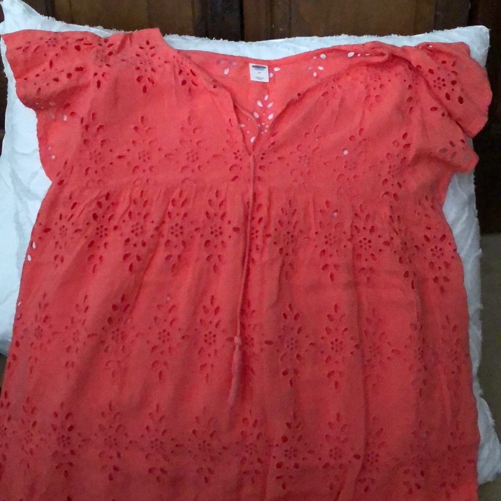 Old Navy eyelet detail top